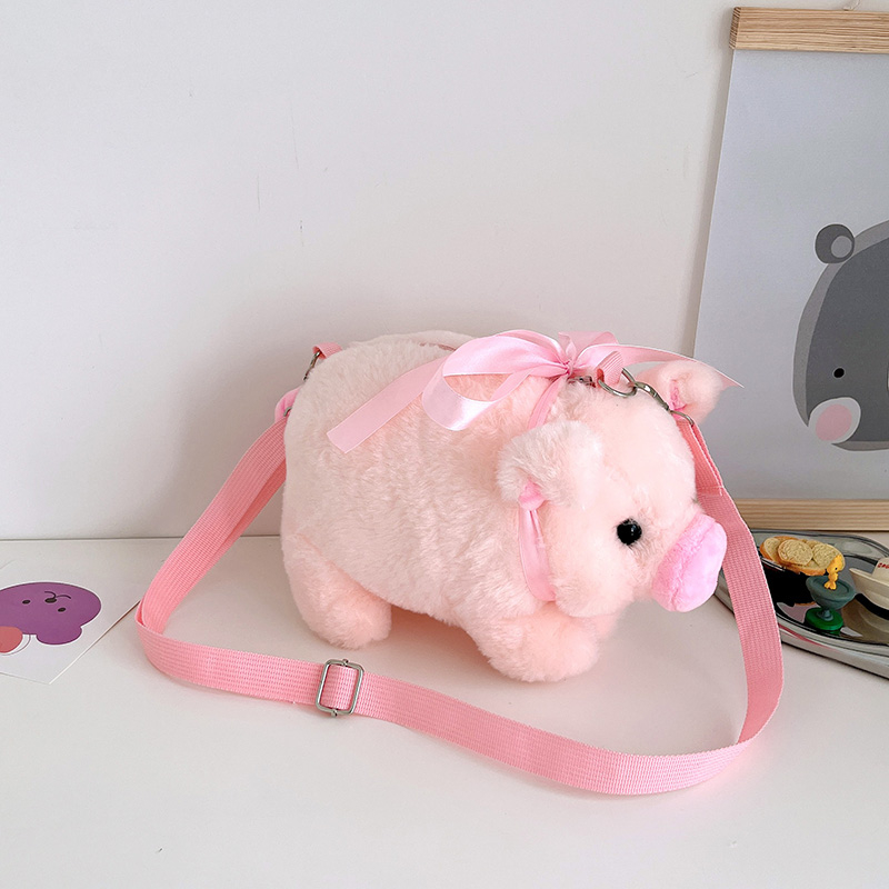 Women Bags H&M - Bolso de felpa de cerdito para
