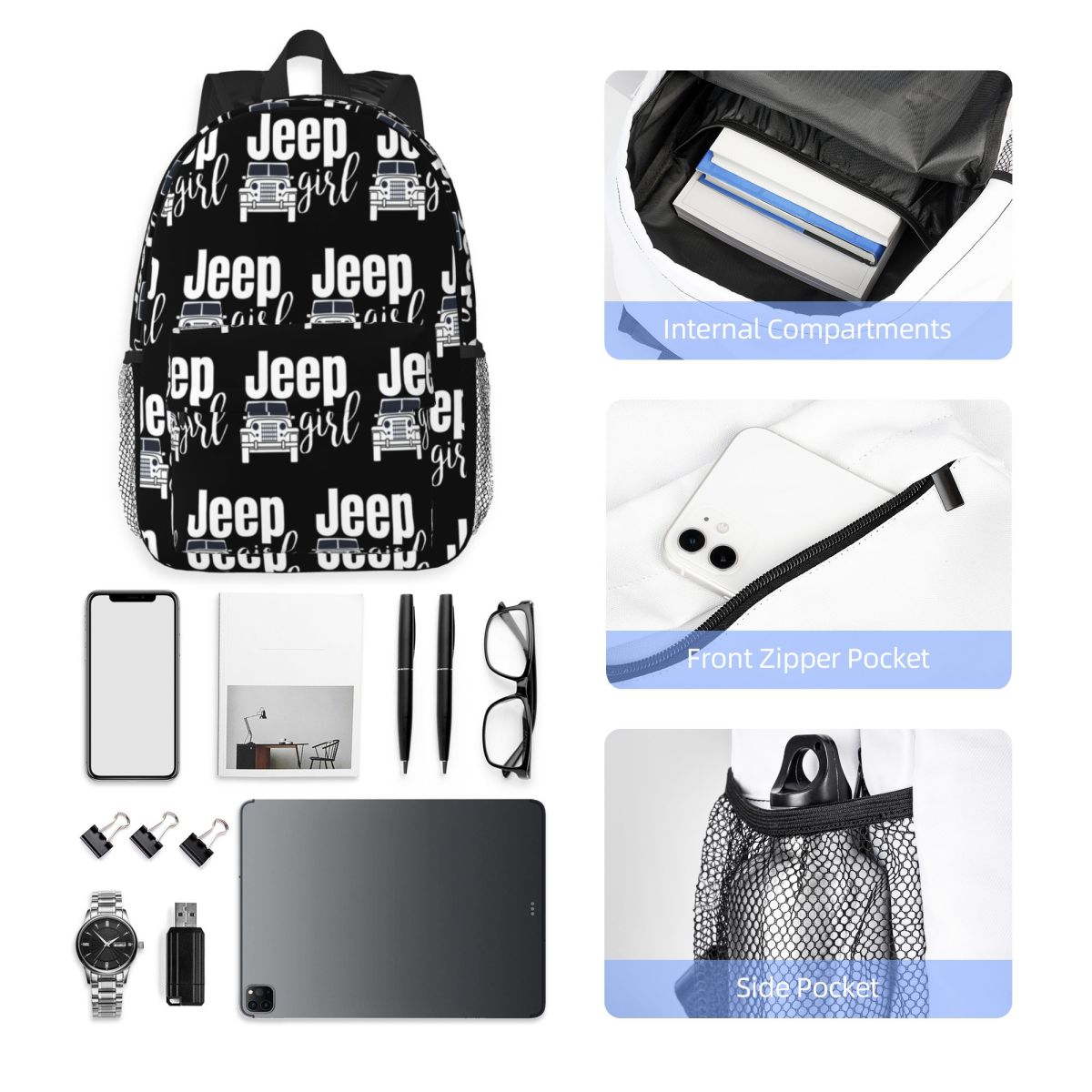 Women'S Jeep Bags - Mochila Jeep Girl, gran oferta, mochila