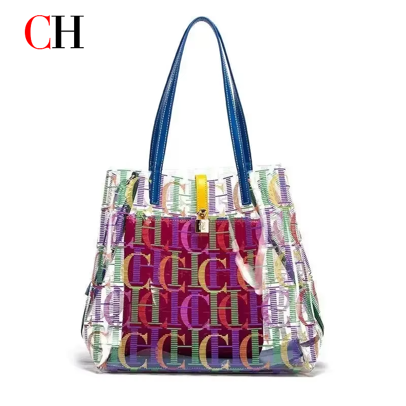 Jelly Bag Clear Pvc - Bolso Tote CH de PVC Transparente