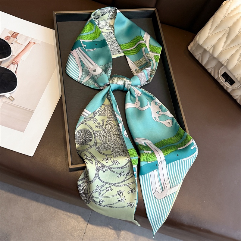 Women Bags H&M - Pañuelo de seda estampado de doble