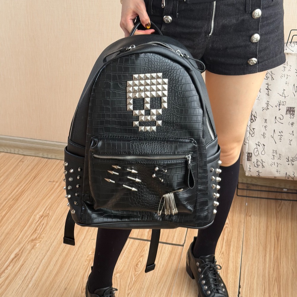 Women Bags With Laptop Compartment - Mochila Original con Diseño de Cocodrilo