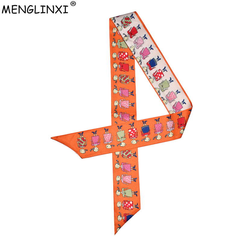 Women Bags Branded - Bufanda con estampado de personajes de