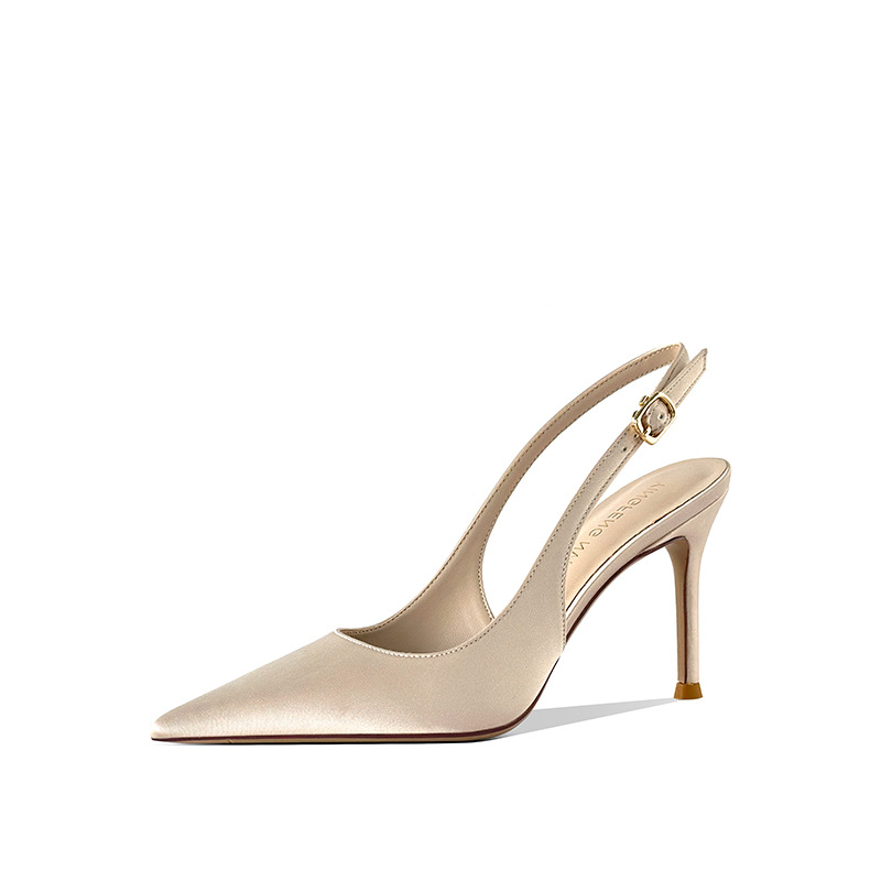 Women Bags Accessories - Sandalias de tacón fino con punta