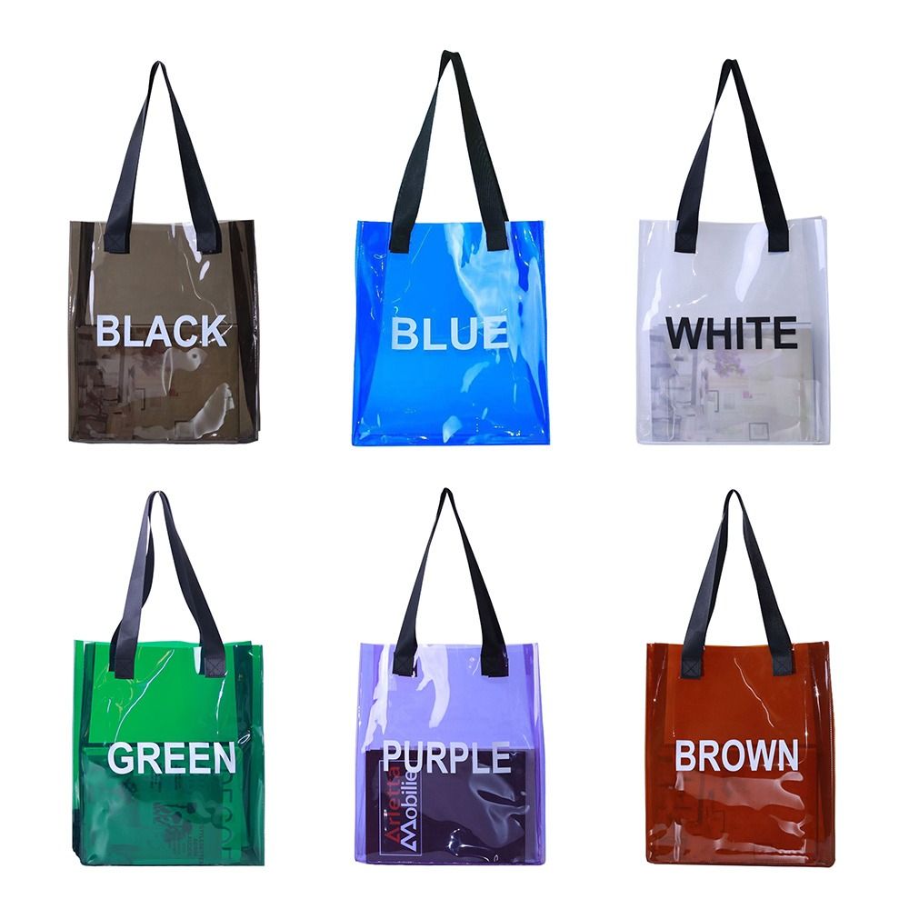 Jelly Bag Clear Pvc - Bolso de mano transparente, bolso de