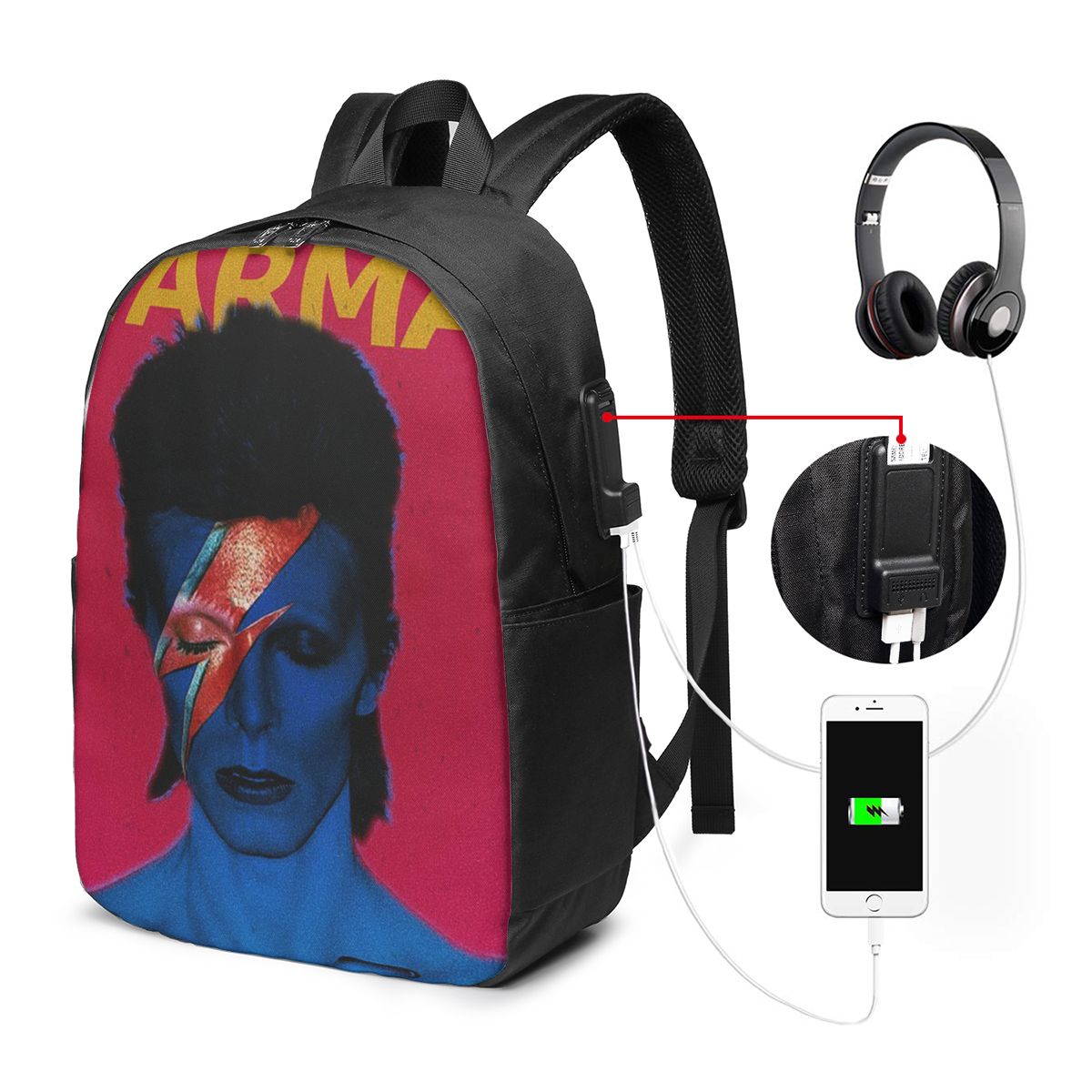 Women'S Bag - Mochila Davids Bowied, bolsa de viaje