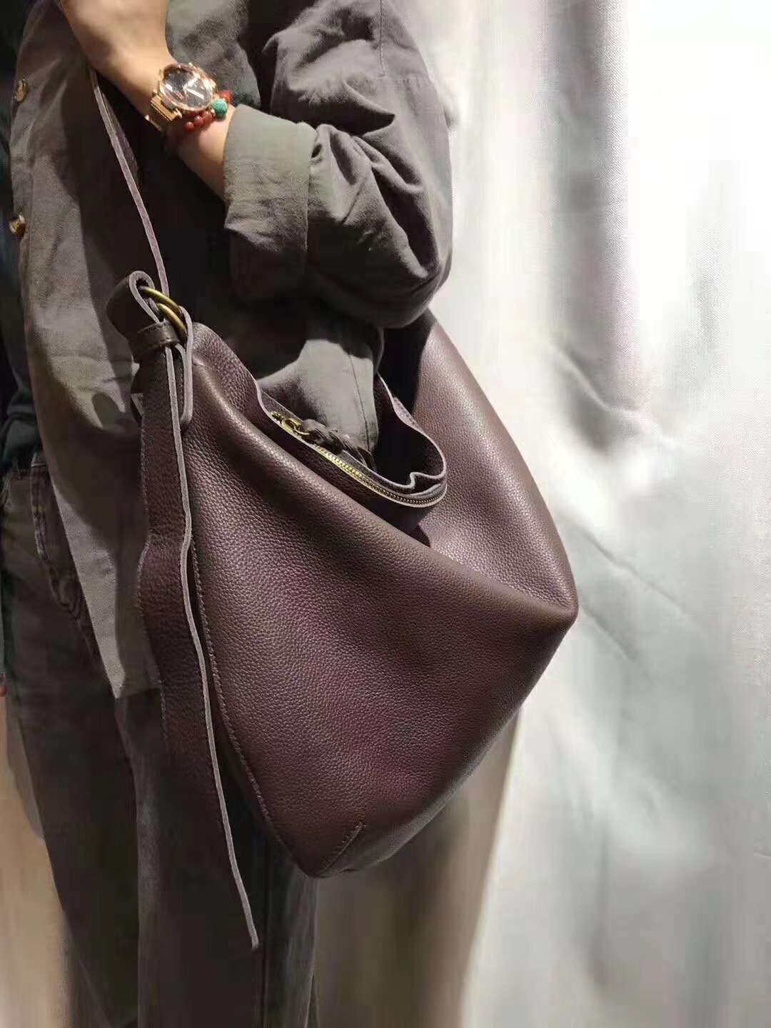 Doctor Bag Leather - Bolso de Hombro de Cuero Genuino