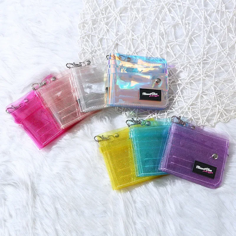 Jelly Bag Clear Pvc - Monedero transparente para mujer, bolso de