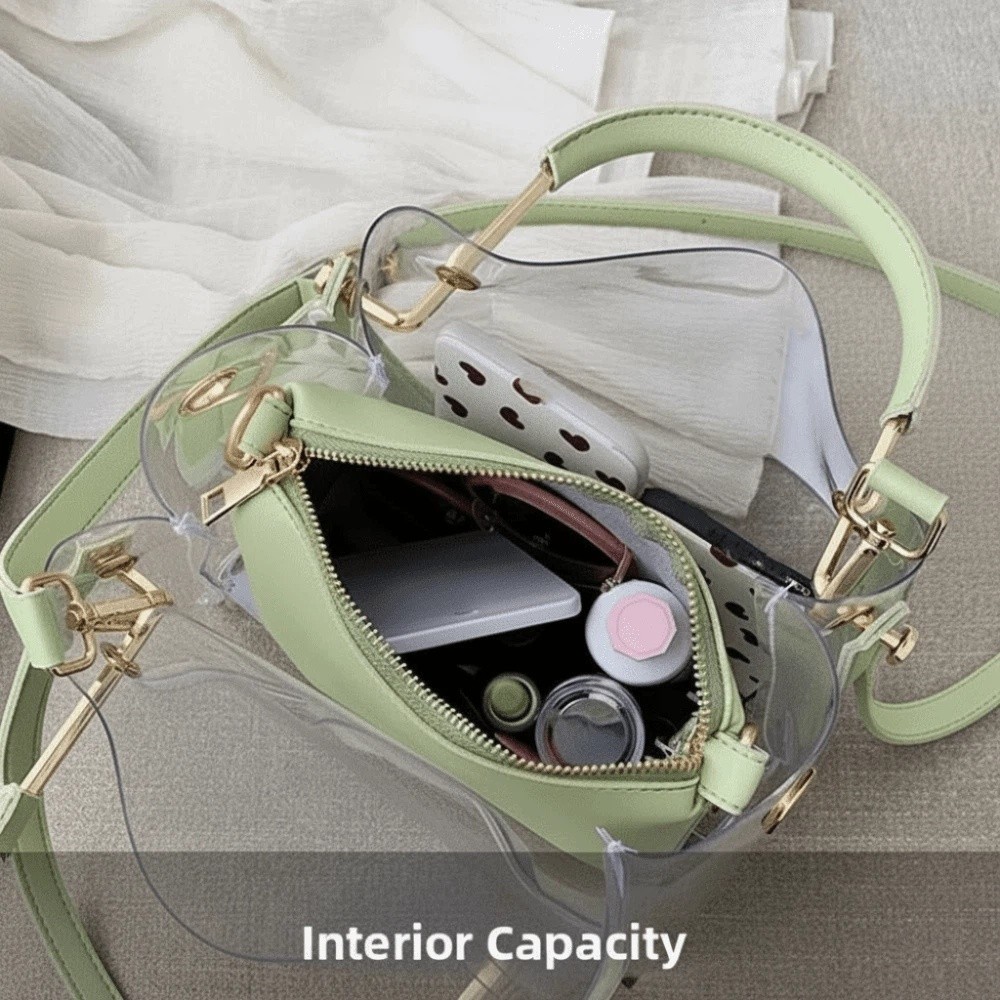 Bolso Transparente de Color Ca - Jelly Bag Clear Pvc reseña y precio