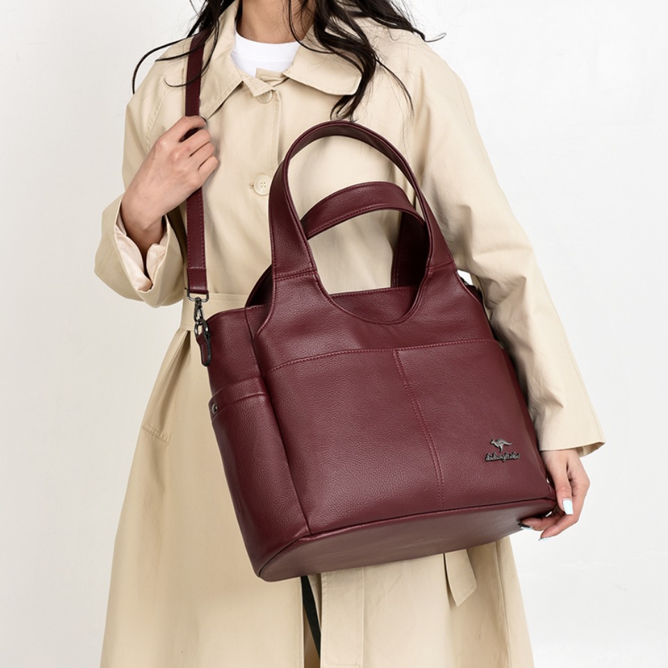 Bolso Tote de Cuero Suave con  - Doctor Bag Leather reseña y precio