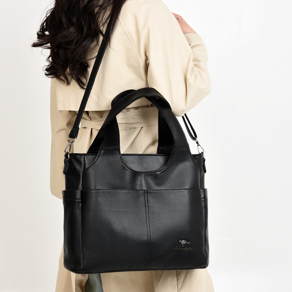 Bolso Tote de Cuero Suave con  - Doctor Bag Leather reseña y precio