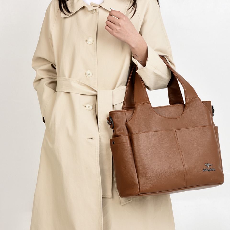 Bolso Tote de Cuero Suave con  - Doctor Bag Leather reseña y precio