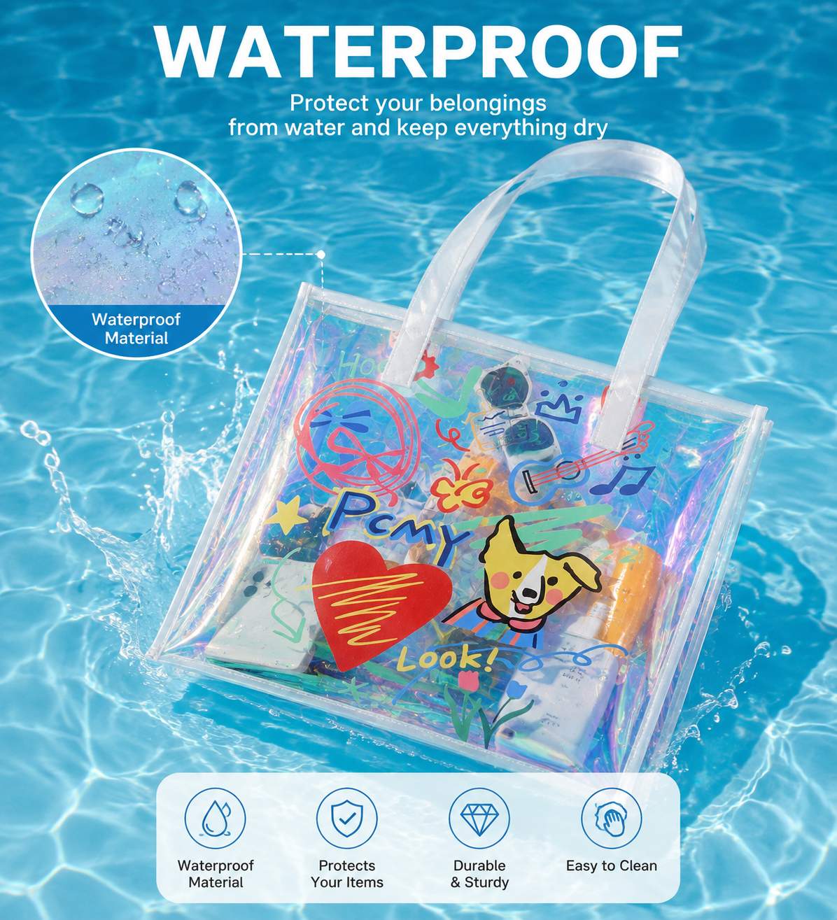 Bolso de mano holográfico para - Women Bags Lv reseña y precio