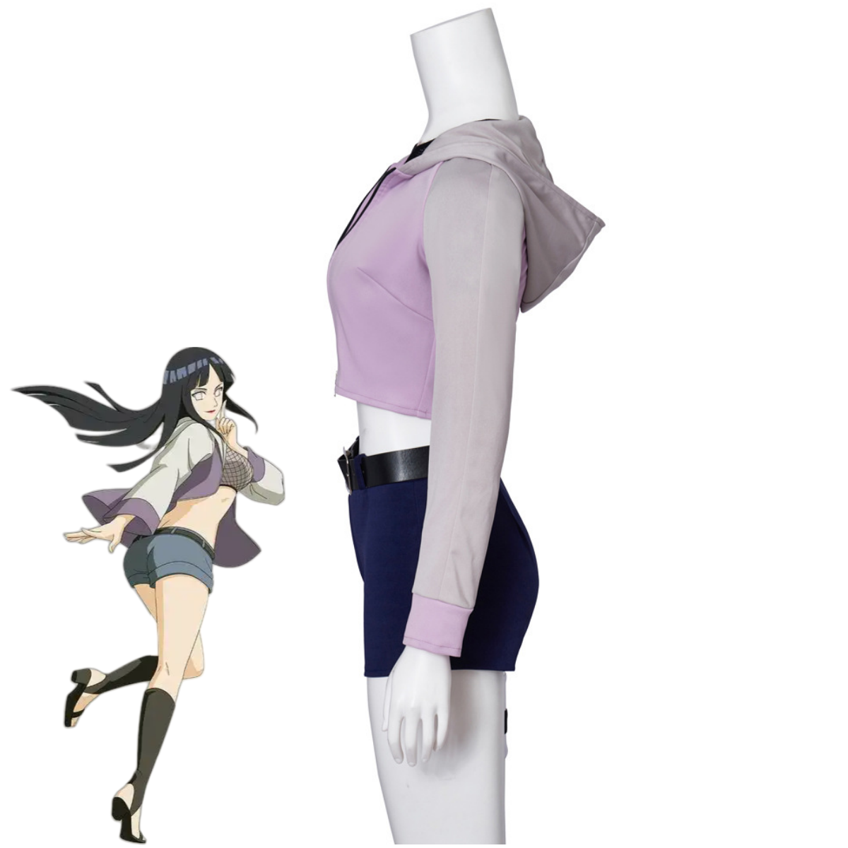 Disfraz de Anime Hyuga Hinata, - Women Bags Accessories reseña y precio