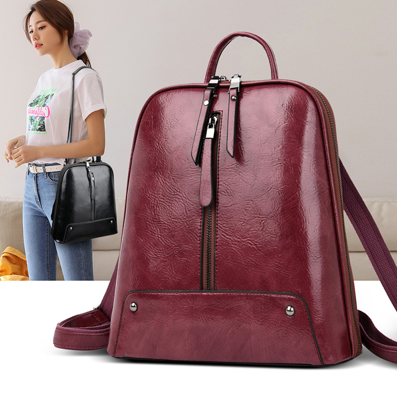 Mochila de cuero para mujer, b - Women Bags H&M reseña y precio