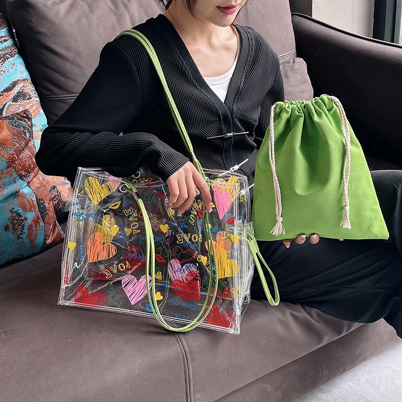 Bolso transparente de verano c - Jelly Bag Clear Pvc reseña y precio