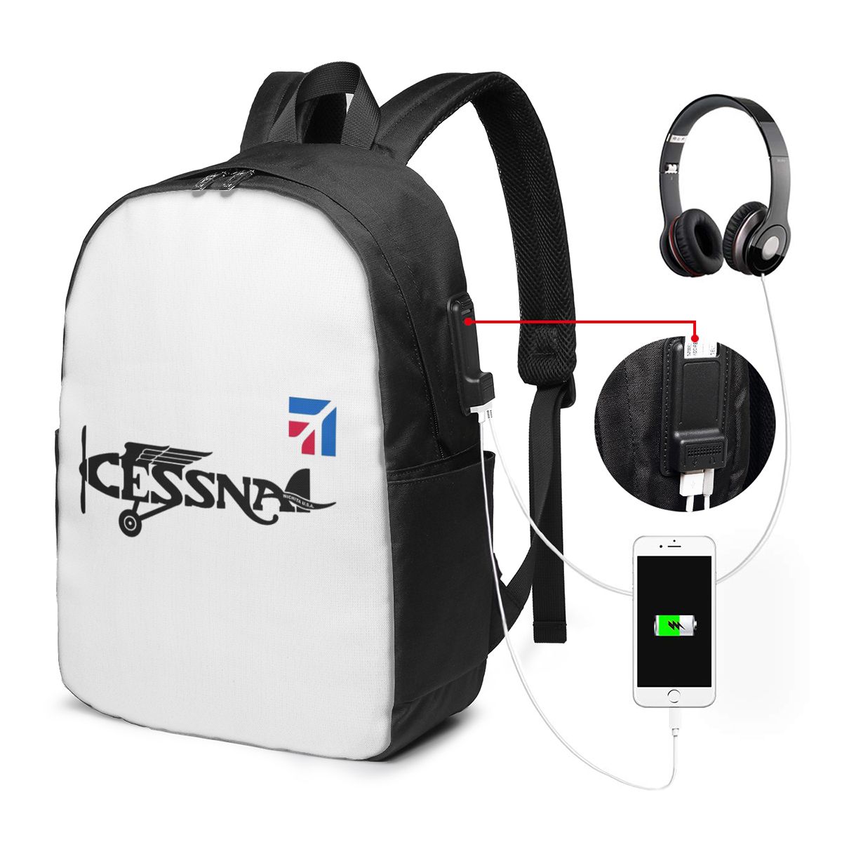 Mochila con logotipo de Cessna - Women'S Bag reseña y precio