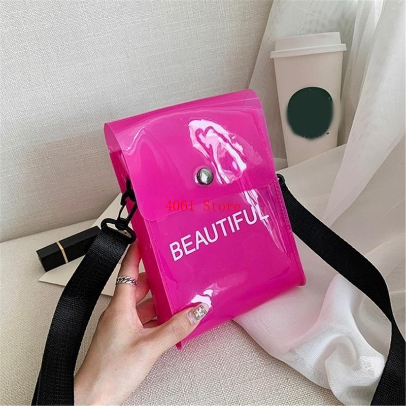 Bolso bandolera transparente,  - Jelly Bag Clear Pvc reseña y precio