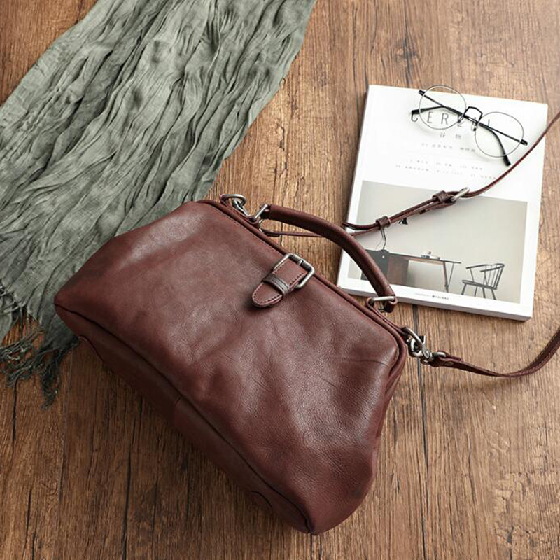 Bolso de mano Original de cuer - Doctor Bag Leather reseña y precio