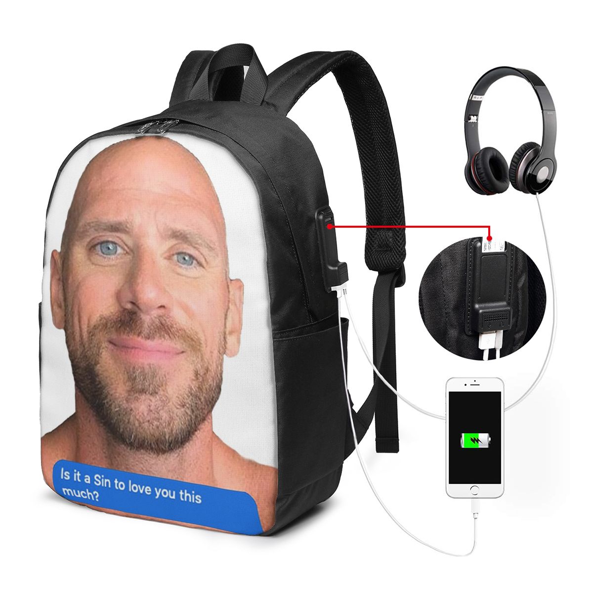 Mochila Johnny Sins Flirty Tex - Women'S Bag reseña y precio