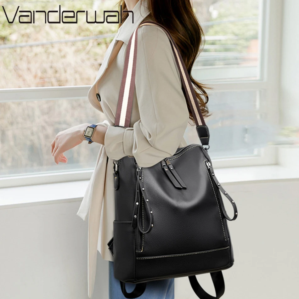 Mochila De cuero suave para es - Women Bags H&M reseña y precio