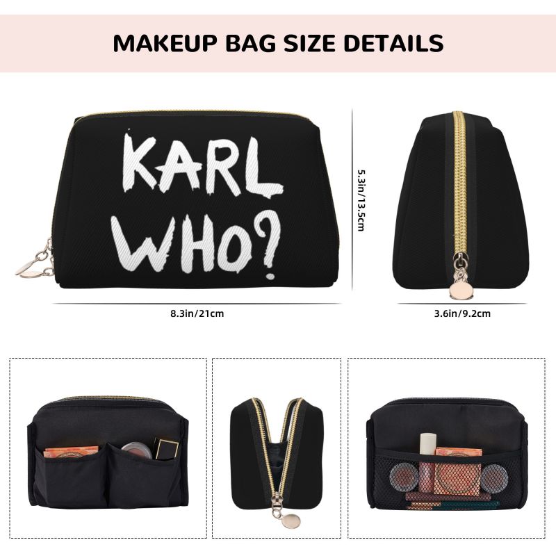 Bolsa de maquillaje de cuero c - Women'S Karl Bags reseña y precio