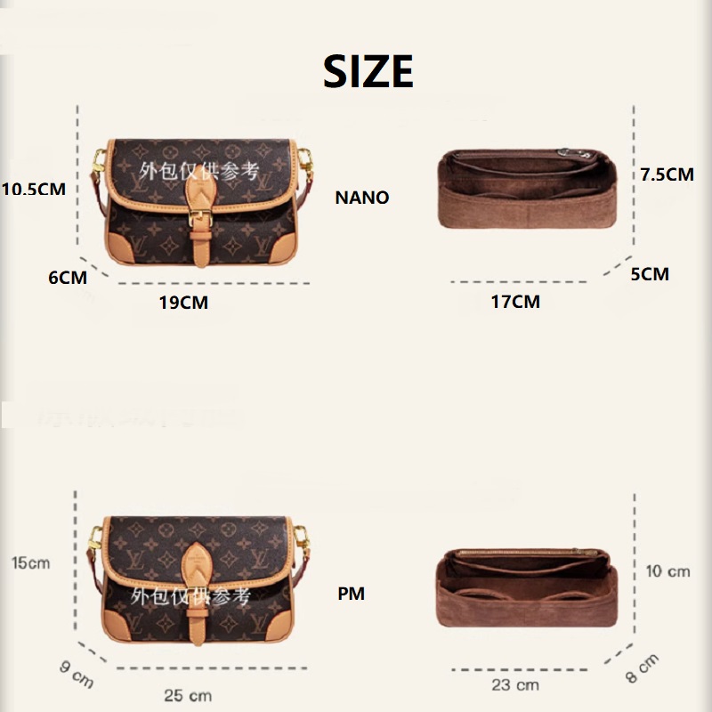 Organizador de bolsa de gamuza - Women Bags Lv reseña y precio
