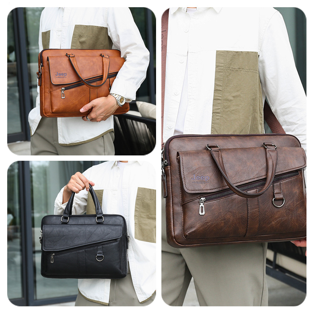 JEEP BULUO maletín para hombre - Doctor Bag Leather reseña y precio