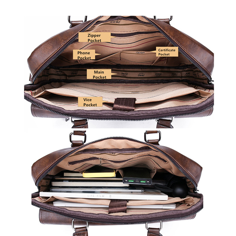 JEEP BULUO maletín para hombre - Doctor Bag Leather reseña y precio