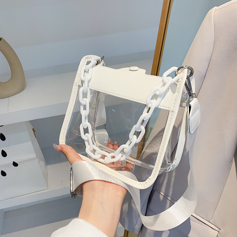 Bolso cruzado transparente de  - Jelly Bag Clear Pvc reseña y precio