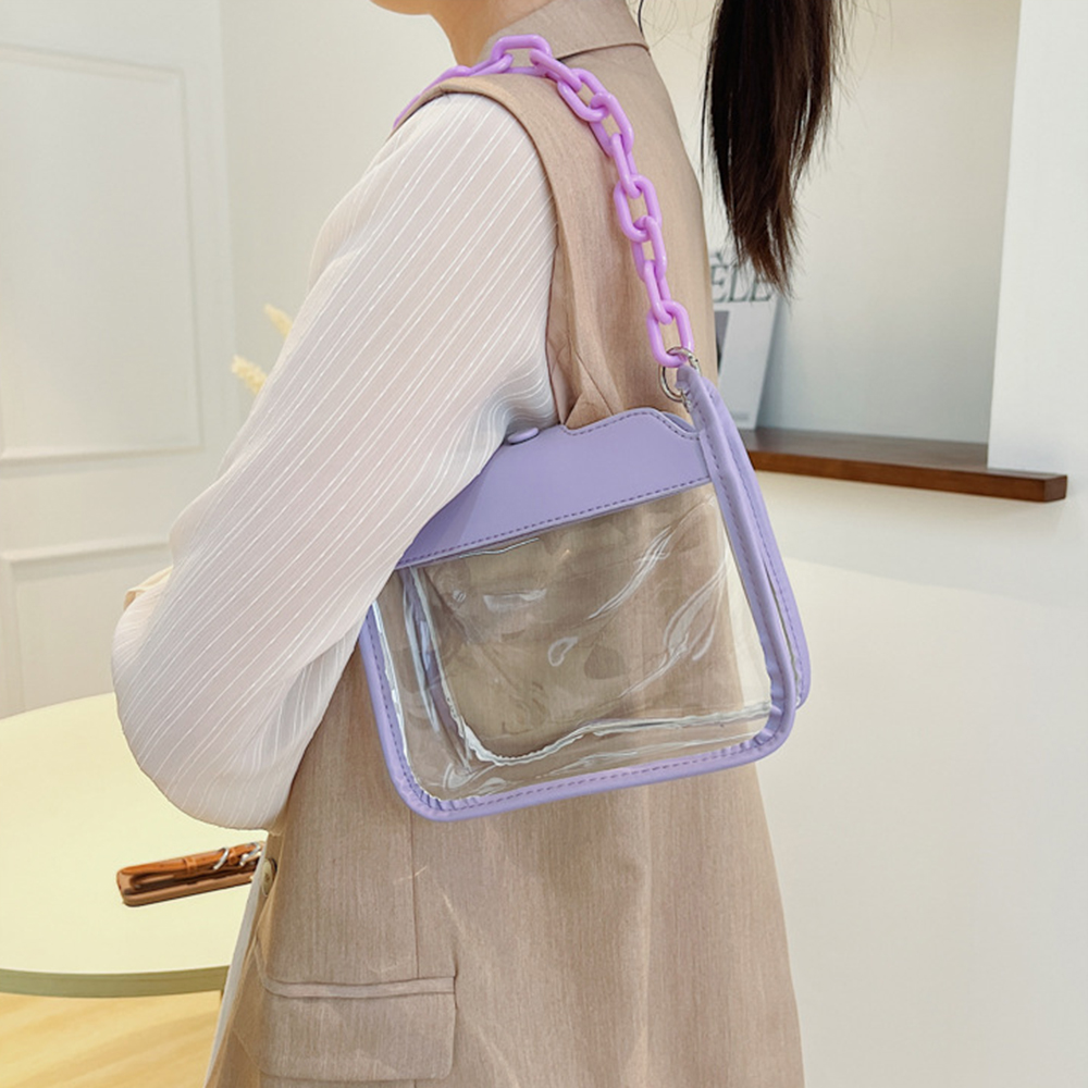 Bolso cruzado transparente de  - Jelly Bag Clear Pvc reseña y precio