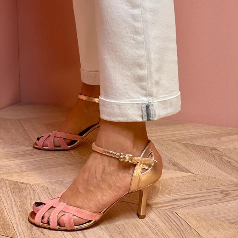 Sandalias de tacón alto con bl - Women Bags Accessories reseña y precio