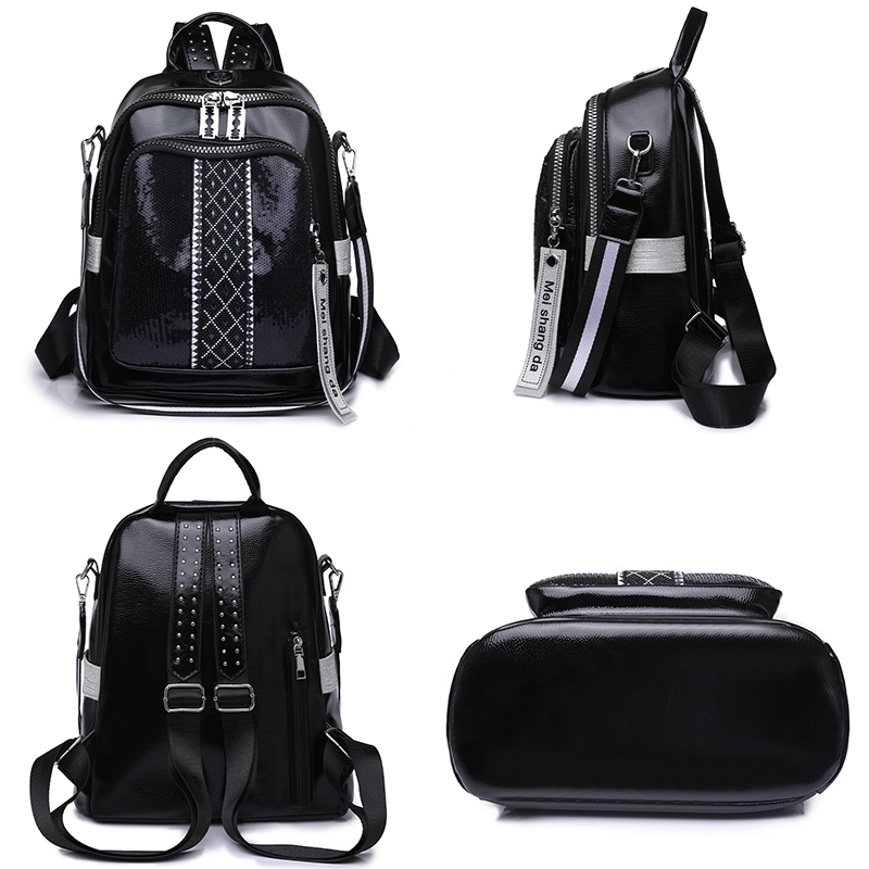 Mochila de cuero de gran capac - Women Bags H&M reseña y precio