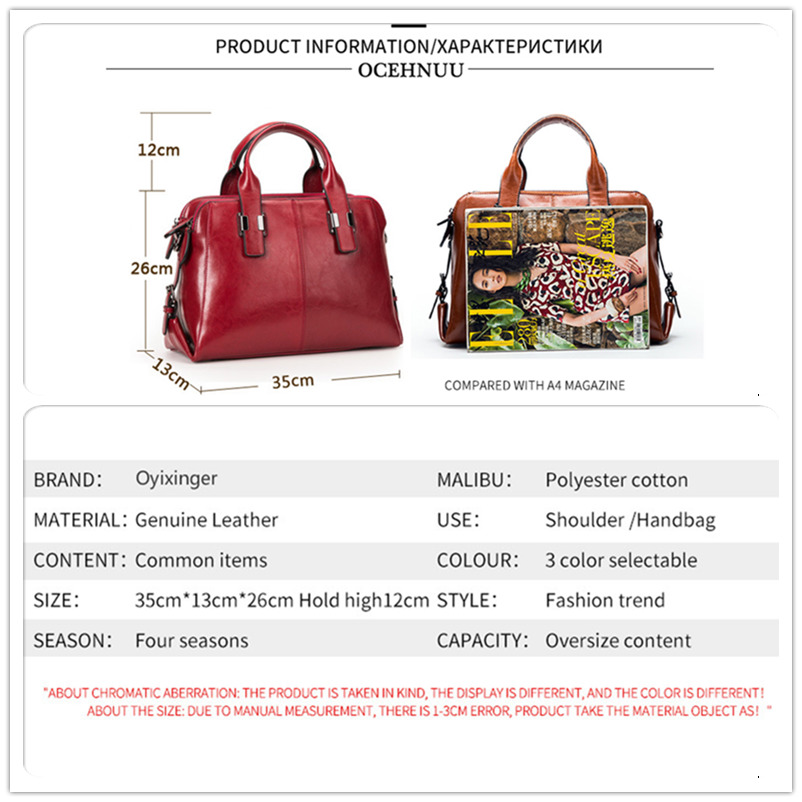 Bolsos de cuero genuino para m - Doctor Bag Leather reseña y precio