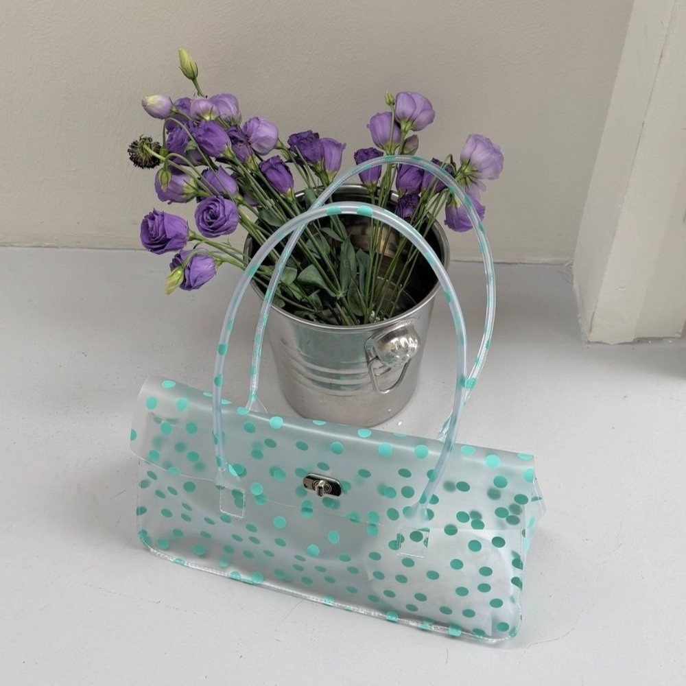 Bolso de hombro transparente d - Jelly Bag Clear Pvc reseña y precio