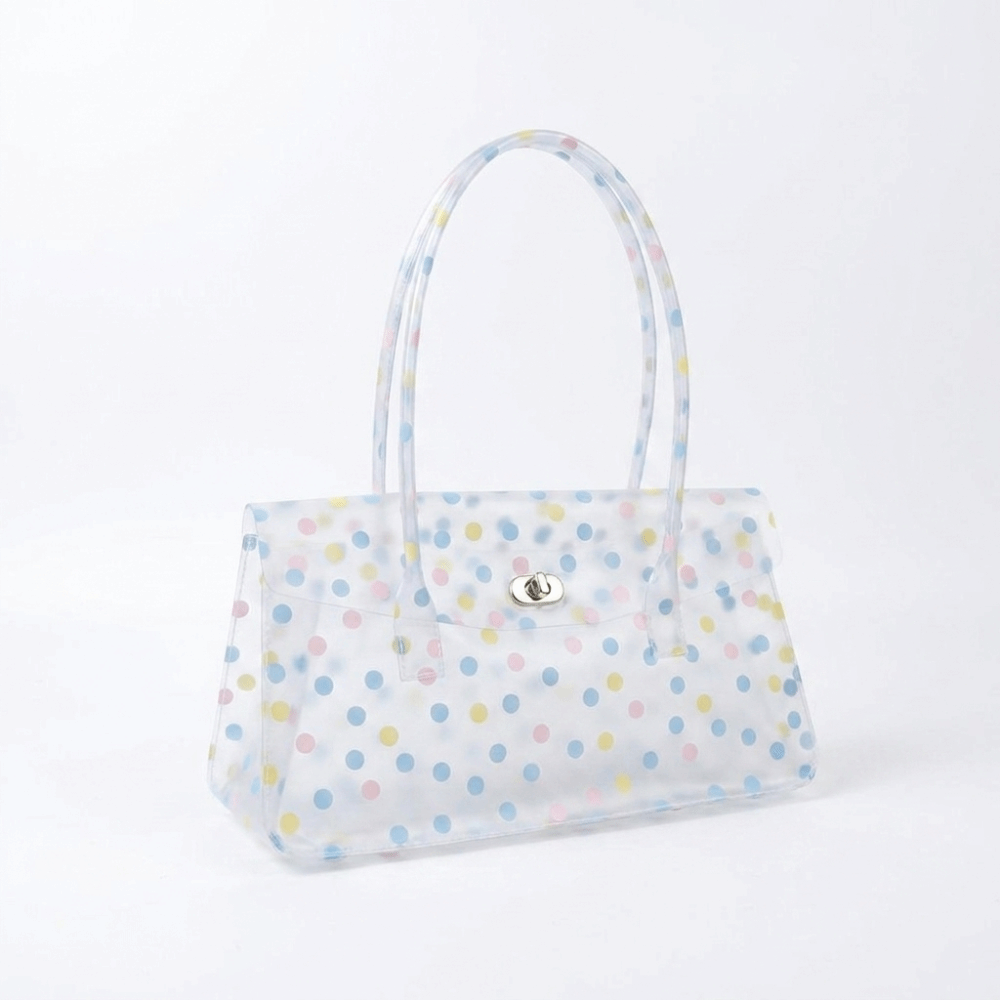 Bolso de hombro transparente d - Jelly Bag Clear Pvc reseña y precio