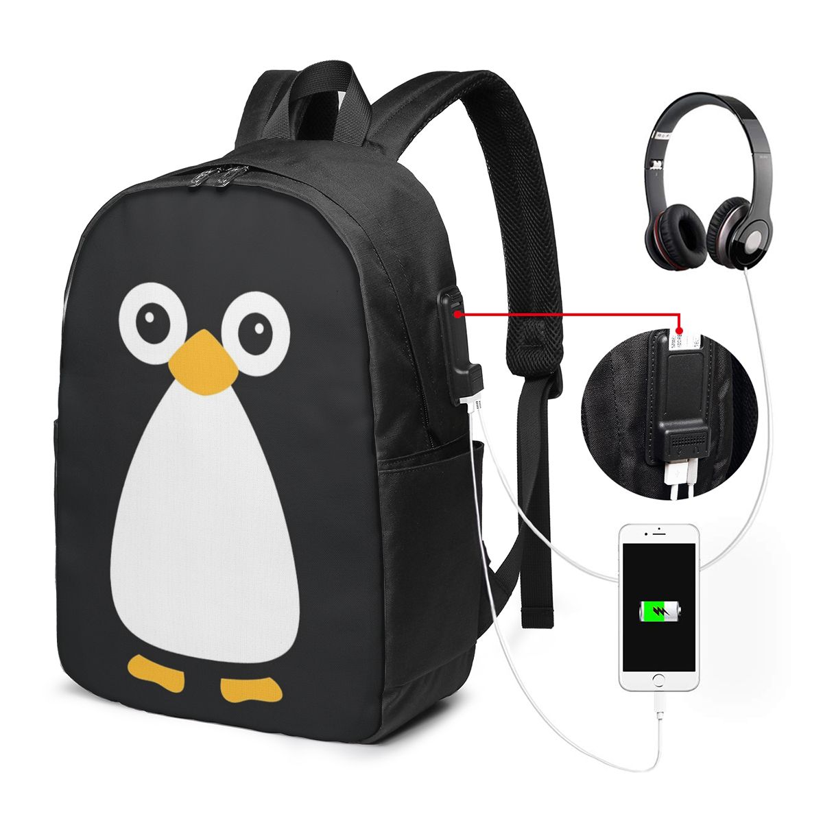 Mochila con diseño de pingüino - Women'S Bag reseña y precio