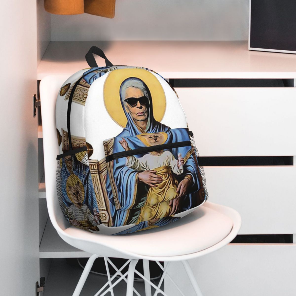 Mochila Karl Who con estampado - Women'S Karl Bags reseña y precio