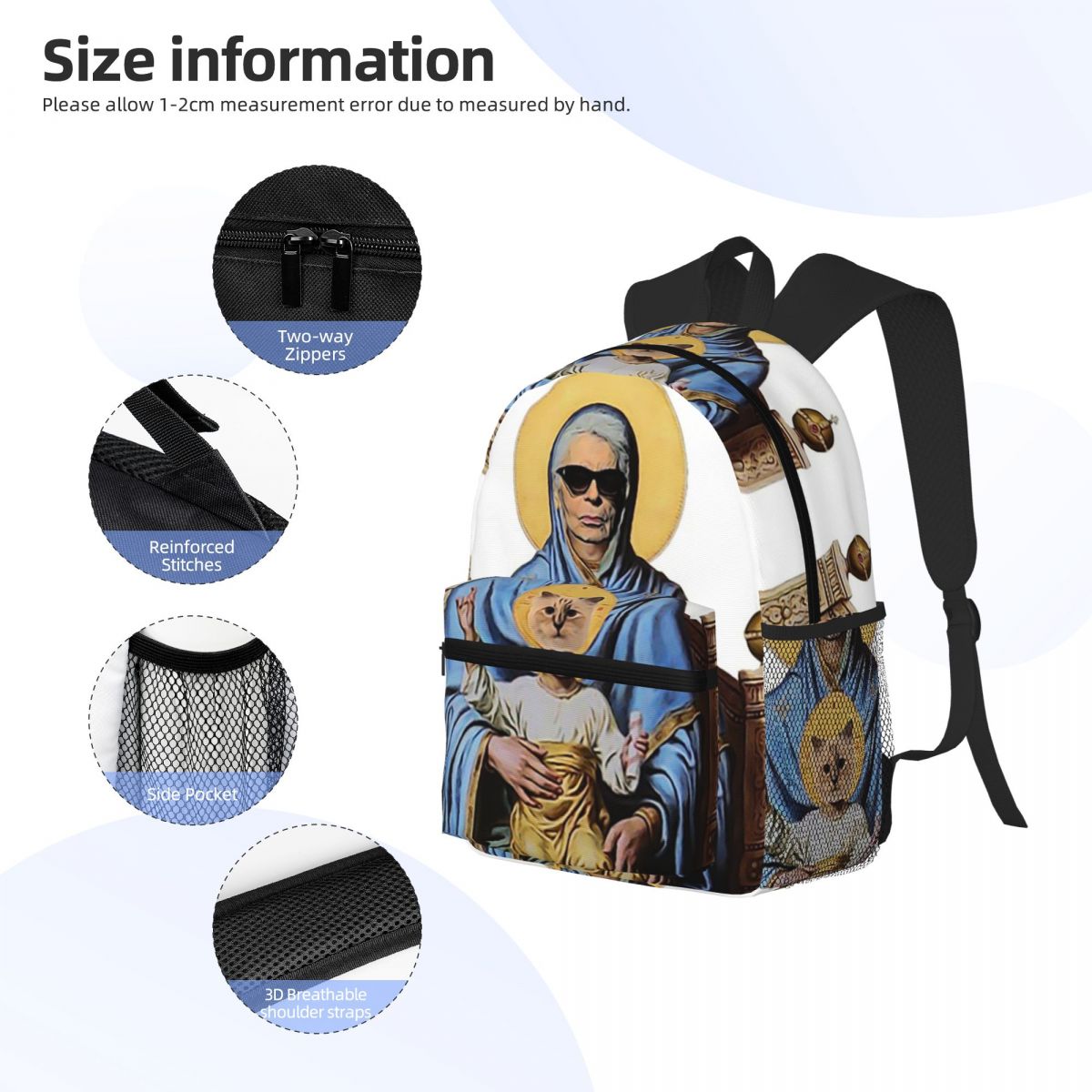 Mochila Karl Who con estampado - Women'S Karl Bags reseña y precio