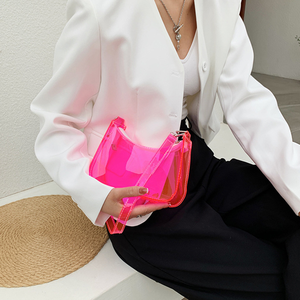 Bolso de hombro transparente d - Jelly Bag Clear Pvc reseña y precio