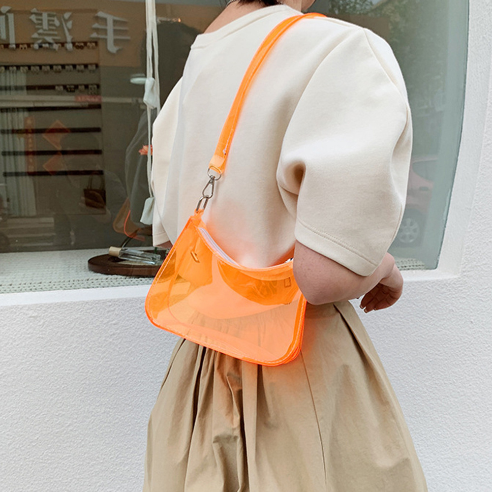 Bolso de hombro transparente d - Jelly Bag Clear Pvc reseña y precio