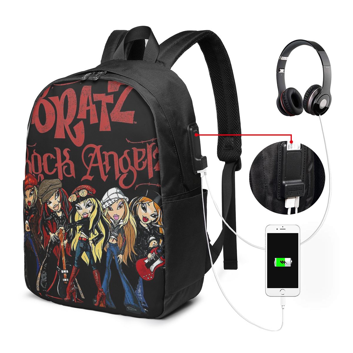 Mochila Bratz Rock Angelz Grou - Women'S Bag reseña y precio