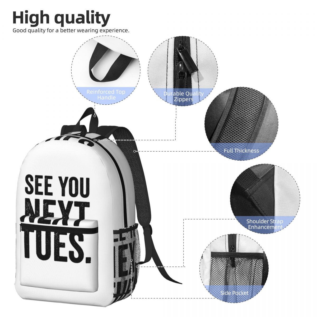Nos vemos el lunes próximo, mo - Women Bags Next reseña y precio