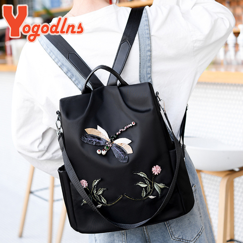 Mochila Yogodlns con bordado a - Women Bags H&M reseña y precio